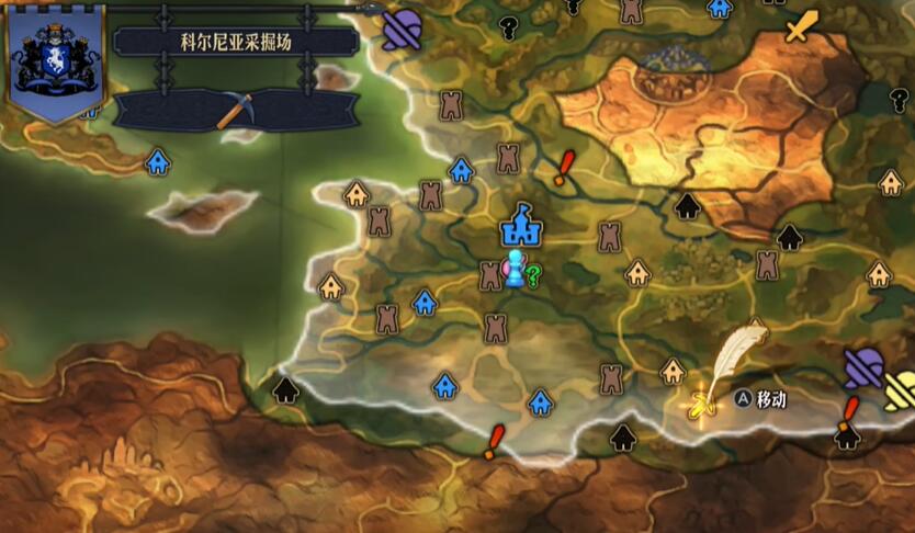 ʥ��֮���ƶ����ǵ����ر�ͼλ�ý���