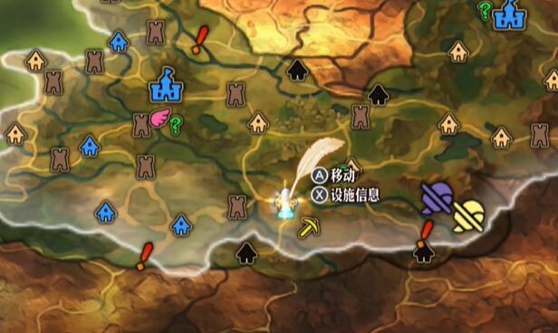 ʥ��֮���ƶ����ǵ����ر�ͼλ�ý���