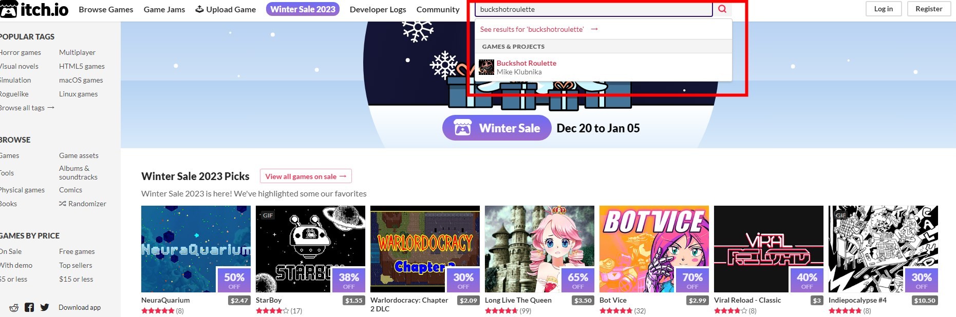 itch.io��Ϸ������