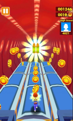 地铁跑酷巴士冲刺无限金币内置菜单版2023（Subway Surf Bus Rush）图片1