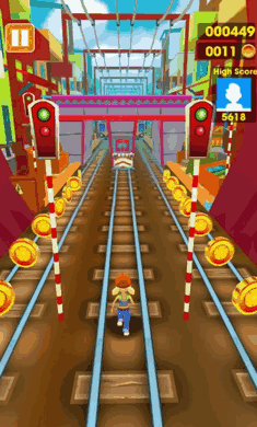 地铁跑酷巴士冲刺无限金币内置菜单版2023（Subway Surf Bus Rush）