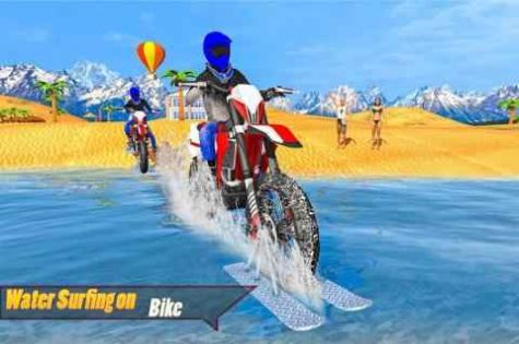 水摩托车自行车游戏中文版（Water Surfer Moto Bike Race）