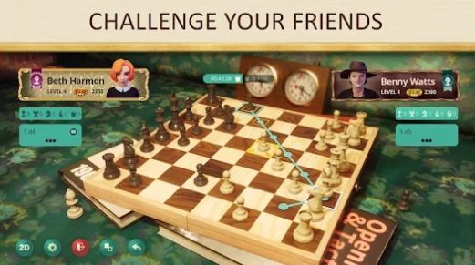 Netflix后翼弃兵棋盘对战游戏官方中文版版（Queen＇s Gambit Chess）