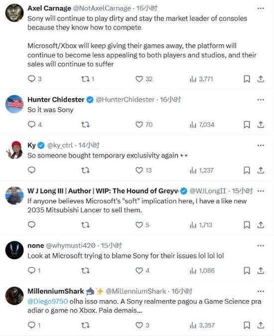 Xbox回应《黑神话:悟空》延期引玩家热议:索尼买独占?