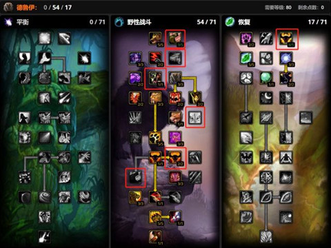 wowħ������wlkè���츳����ѡ���Ƽ�